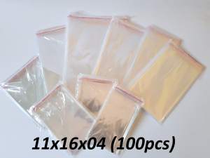 Plastik Seal OPP 11x16 (100 lembar) / Plastik Seal 11 x 16 Bening Lem Rekat Roti Undangan