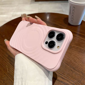 Liquid Silicone Magsafe Case For iPhone 16 Pro Max Case iPhone 11 13 14 15 12 Pro Max 14 Plus Phone Casing Wireless Magnetic Charging Back Cover