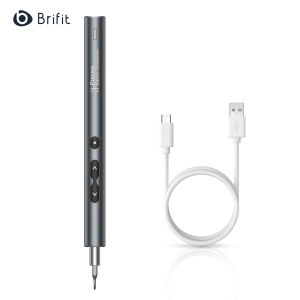 Brifit Mini Electric Screwdriver Set28 In 1 Rechargeable Electric Screwdriver with 24 Precision Bits Power Screwdriver with Type-C Charging LED Lights Suitable For Mobile Phone Repair Computers Tablets Watches Digital Products