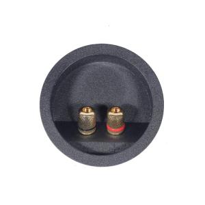 Spring Clip Speaker Terminals Cup 72mm Installation Diameter Corrosion Resistant Coppers Contacts Plastic Construction