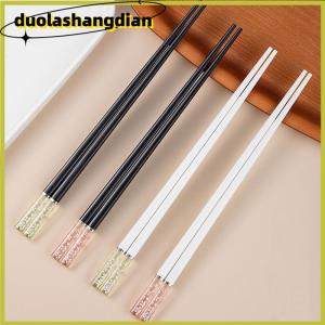 [Duola] Amber Cherry Blossom Alloy Chopsticks Chinese Chopsticks Reusable Tableware