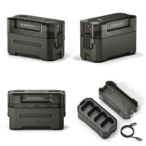 TILTA Portable Charging Station (4 Channel Charger) With or Without Battery