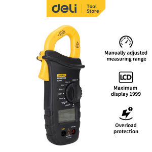 Deli Multimeters /Alat Ukur Arus Listrik Digital 600V AC DC Diode Bisa Digantung DL8440 /Alat Perkakas