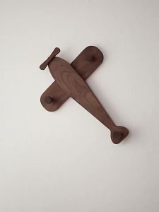 xpkQ Kids Coat Wall Hooks Wood Airplane-shaped Childrens Room Wall Mounted Hangers Backpack Hooks for Hanging Keys Towel Clothes R7Q2P