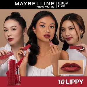MAYBELLINE Superstay Vinyl Ink Shiny Pigmented Liquid Lipstik Lipstick Make Up Lipcream