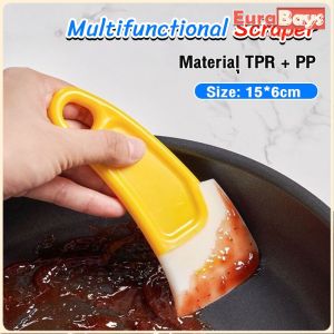 E.B. Kitchen Scraper Oil Stain Cleaning Dirty Pan Pot Dishes Cleaner Tools Silicone Spatula Cake Baking