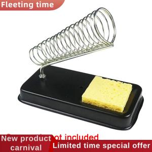 Fleeting time Metal Iron Solid Base Soldering Iron Bracket Stand Portable for Electrical Work