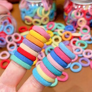 Combo 100 Dây Chun Buộc Tóc Bé Gái Cột Tóc Cho Bé Nhiều Màu Chất Thun Co Dãn Tốt-ESTLA