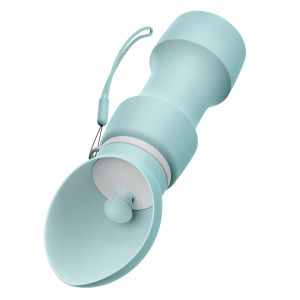 ROJECO Pet Outdoor Walking Drinking Bottle 500ML Portable Foldable Water Bottle Water Outdoor Feeder Cup For Dog Cat