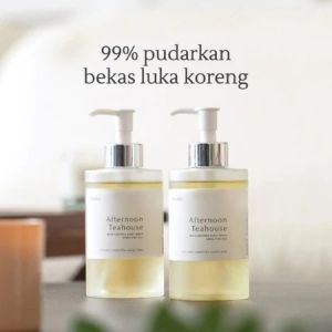 EVOKE Body Wash - Afternoon Teahouse | Sabun Kulit Koreng/Gatal/Luka Basah (300ml) READY STOCK