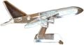 Crystal Cute Aircraft Figurines Glass Airplane Paperweight Ornament Statue Collectible Home Decor Christmas Birthday Gift, 12x12x6.5cm(4.73x4.73x2.56in). 