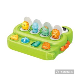 Peek-a-boo Pop-Up Animal baby Toy Switch Box Button Peekaboo Early Learning Mainan Bayi Girl Boy Fun Gift busy toys cute