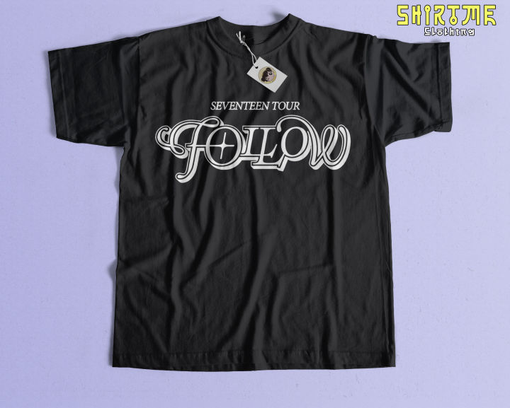 SEVENTEEN TOUR 'FOLLOW' Tシャツ SEVENTEEN] Tour Again : Follow To Japan : S/S T-Shirt (Gray) – krmerch