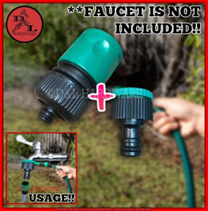 1517+1516 1 SET Garden Hose Quick Connect Plastic Fitting Water Hose Connector