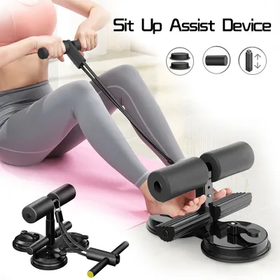 Sit up Bar Assistance Device Sit Up Exercise Equipment with Pull Rope Adjustable Height For Strength Training Fitness