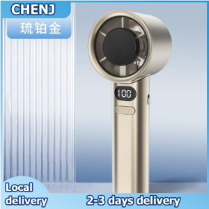 🔥🔥🔥CHENJ 3600mAh Portable Mini Handheld Fan 3.5 Ultra High-Speed 16900 RPM With LED Display 6-Speed Cooling