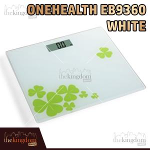 Onehealth EB9360 Electronic Personal Scale Timbangan Alat Ukur Pengukur Lemak Berat Badan Kaca Digital EB 9360 Weighing Weight Scale