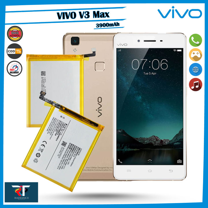 VIVO V3 Max Battery (100% Original) Model: B-A0 3900mAh Lazada