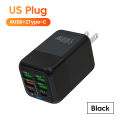 150Wหัวชาร์จเร็ว ช่องเสียบชาร์จหลายพอร์ต150W ใหม่ 4USB+ 2PD โทรศัพท์มือถือ6-In-1 ที่ชาร์จความเร็วสูง สายชาร์จ3in1แท้ สายชาร์จหลายหัว. 