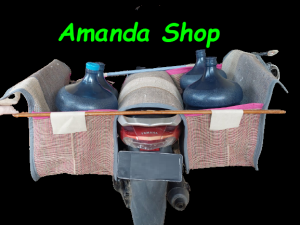 Tas motor/Tas bronjong/Tas Obrok/Tas Kurir/Tas Kandek/Tas Obrok Sadle Bag Bahan GONI Tebal dan kuat