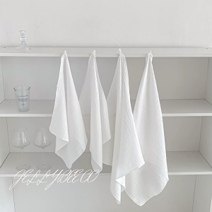 3pcs/4pcs Cotton Muslin Burp Cloth Baby Square Face Towel Soft & Breathable Drooling Bib Multipurpose Use for 0 to 12M