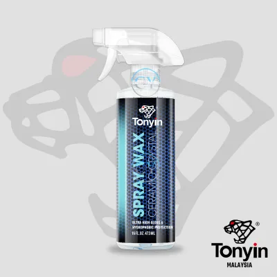TONYIN Ceramic Crystal Spray Wax 473ml | Quick Wax Car Paint Polish Car Spray Wax Paint | Liquid Water Wax Polish