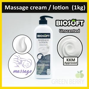 BIOSOFT Aromatherapy Body Foot Massage Cream 1kg 500gm Massage Lotion Losyen Urut Krim Urut Aromaterapi Badan & Kaki