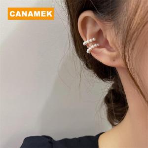 【CANAMEK】 Ear Cuff Clip Earrings Non- Bone C-shaped Ear Ring Without Puncture Minimalist Earrings For Women Fashion Jewelry