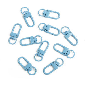 5pcs 12×33mm Alloy Key Rings Multicolor Lobster Clasp Hooks for Jewelry Making Finding DIY End Connector Handbag Toy Doll Keychain Hook