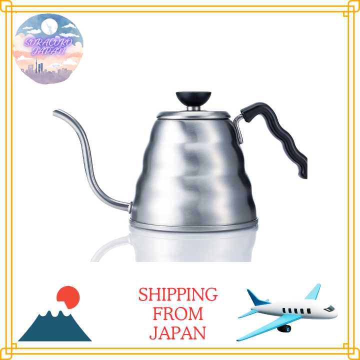 HARIO V60 Drip Kettle Vono Hairline Silver Practical Capacity 800ml Gas