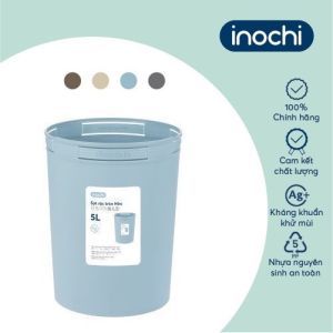 Thùng rác mini Hiro thùng rác INOCHI sọt đựng rác nhựa PP tròn không nắp tiêu chuẩn Nhật Bản - Happy Home 4U