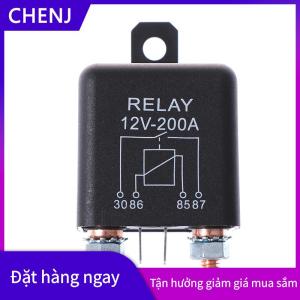 CHENJ 12V 200 amp nhiệm vụ nặng nề chia phí tời tiếp sức cho xe van thuyền 4 pin