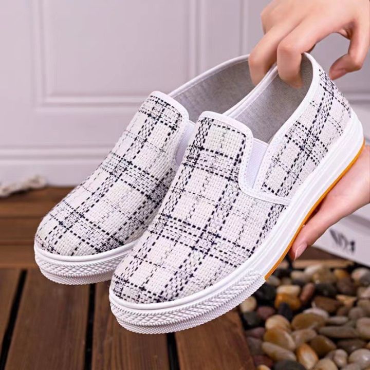 Free%20Shipping%20Women'S%20Shoes%20For%20Spring%20And%20Autumn,%20Canvas%20Shoes,%20Casual%20Black%20Shoes,%20Trendy%20Korean-Style%20Flat%20Sneakers%20-%20Image%202