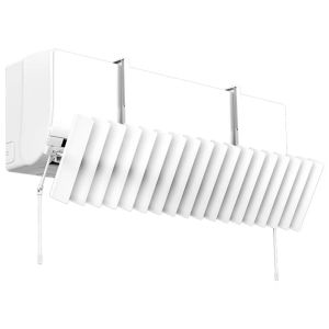 ELFINL Phổ quát Tấm chắn gió máy lạnh Có thể điều chỉnh Gắn tường Tấm chắn điều khiển luồng khí Lắp đặt dễ dàng An toàn Tấm chắn cửa gió điều hòa Linh Kiện Thiết Bị