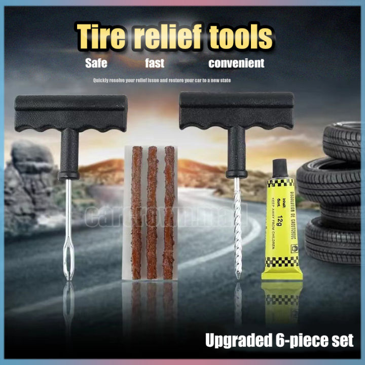 Car and motorcycle tire sealant tire repair tool kit Quick repair stud ...