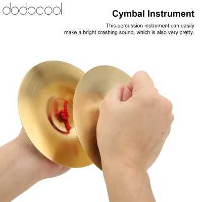 Dodocool Crash Cymbal Cymbals Dễ chơi màu vàng cho ứng dụng âm nhạc