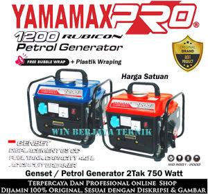 YAMAMAX PRO 1200 Mesin Genset 2 TAK 750 Watt Mesin Generator Bensin 2Tak 750Watt 1200 Rubicon 1200Rubicon