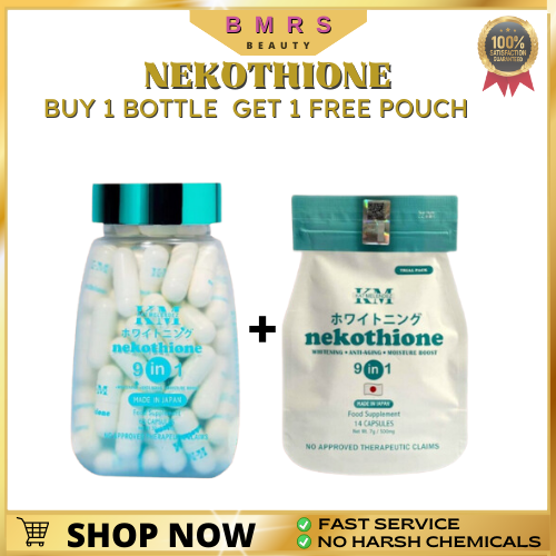 Nekothione Buy 1 Bottle Get 1 Free Pouch | Unstoppable Glow by KM