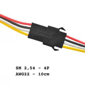 A106 Soket Terminal Kabel socket Connector Konektor Terminal SM 4 Pin 4p Jantan Betina JST SM-4
