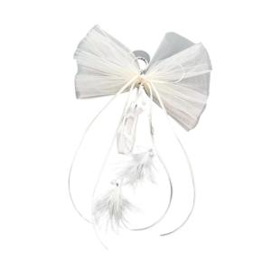 Fashionable Dance Accessory Charm With Glittering Pearls And Ribbon Artistic Ballet Shoe Pendant For Purse Decors