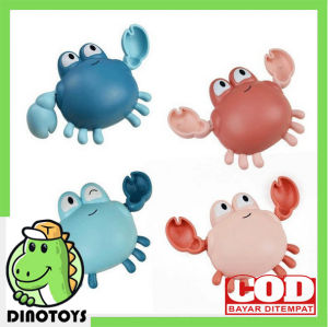 [Bisa Cod] Dinotoys MA08 Mainan Mandi Anak Kepiting Lucu Bisa Bergerak Di Air Bath Toys Mainan Kepiting Air