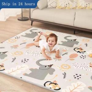 Non-toxic 1CM Thick EPE Baby Activity Gym Baby Crawling Play Mats Carpet Baby Game Mat for Childrens Safety Rug Folding Sending