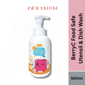 ZÉRA Mom - BerryC Dish and Utensil Wash Food Grade Non-Toxic Antibacterial Safe for Baby Bottles and Cutlery 500ml