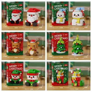 6 IN 1 Christmas Building Block Micro Block Kids Toys Gifts