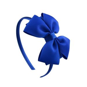 1 Chiếc Băng Đô Nơ Màu Trơn Cho Trẻ Em Bé Gái Băng Đô Ruy Băng Đội Đầu