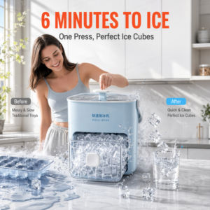 Kitchen Ice Cube Maker Tray One Touch Ice Mold Easy Release Ice Storage Container Quick Ice Making Home Use Drink Cooling Freezer Accessories Portable Design