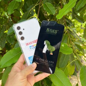 Ốp chống sốc kèm cường lực full BAIKO Samsung A55 A35