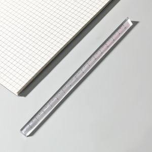 15cm/20cm Transparent Triangle Ruler Three-edged Three-Dimensional Scale Tool Ruler