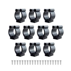 10 pcs Fishing Rod Clips Billiards Cue Clip Holder Snooker Cue Locating Clips Fishing Rod Storage Clips Clamps Holder