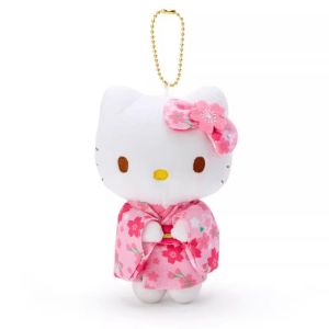 xb จี้ตุ๊กตาการ์ตูน Sanrio Kitty สวัสดีกิโมโนจี้ ของขวัญสำหรับแฟนสาว พวงกุญแจ ของเล่นยัดไส้ bx